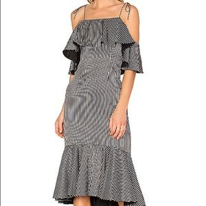 Amur brand, striped Francesca dress